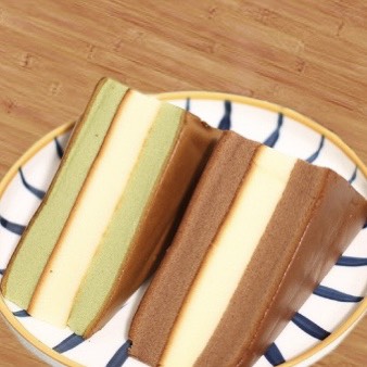Taiwan triangle flannelette with green tea chocolate taste