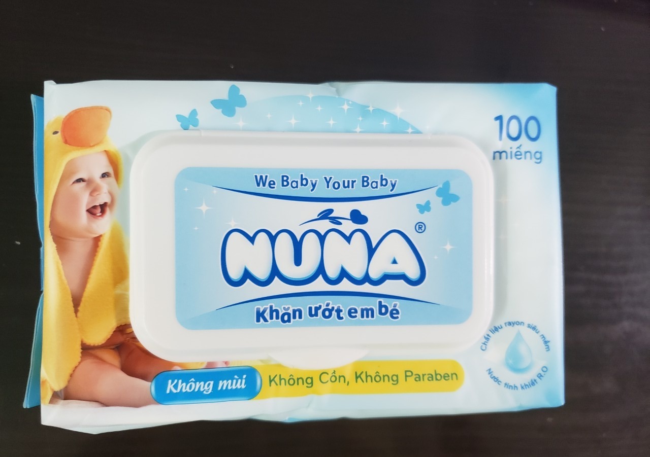 Khăn ướt Nuna 100 tờ