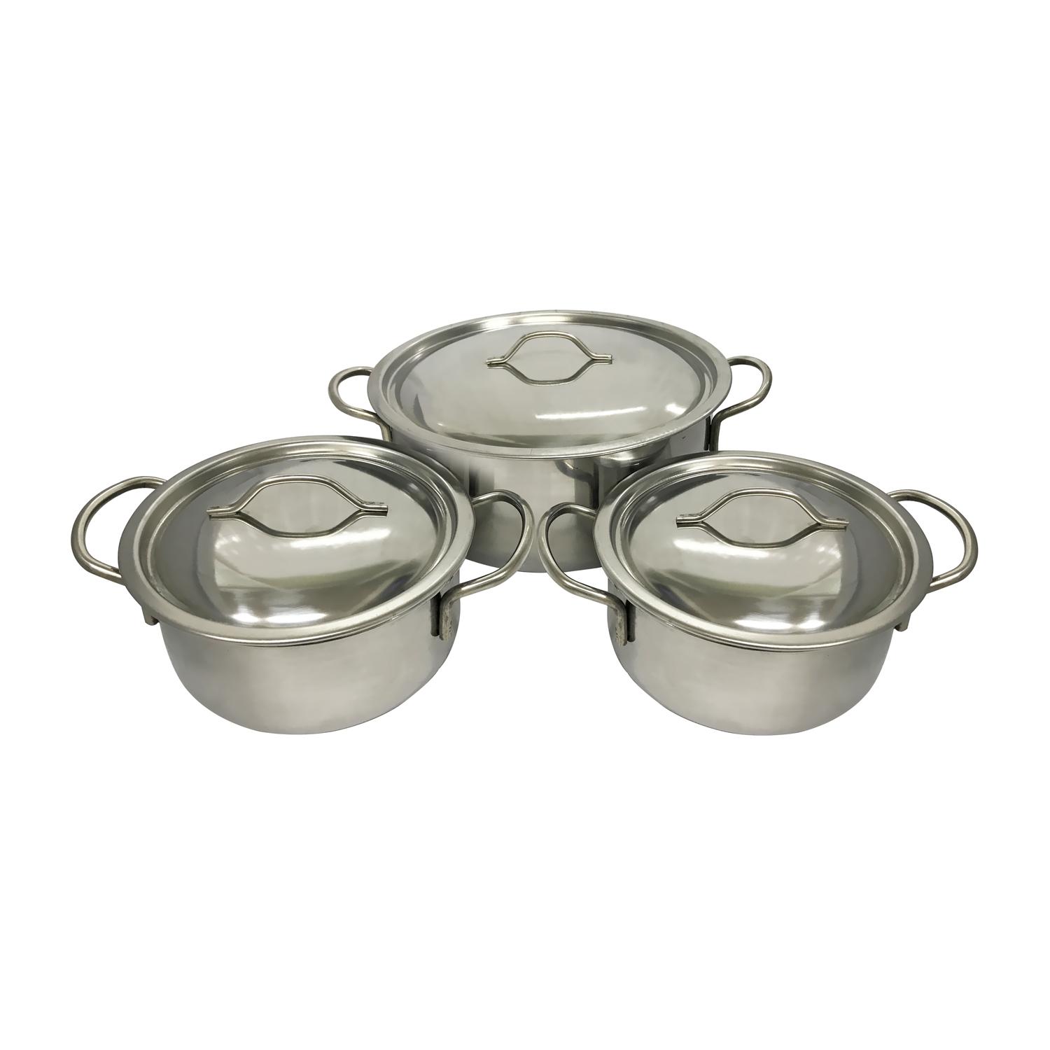 Bộ 3 nồi inox Duxton DG-03MD 16-18-24cm