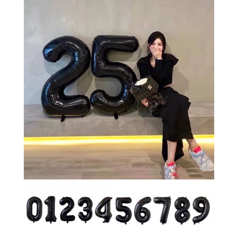 Bóng Số Đại 0-9 Nhiều Màu size 32inch