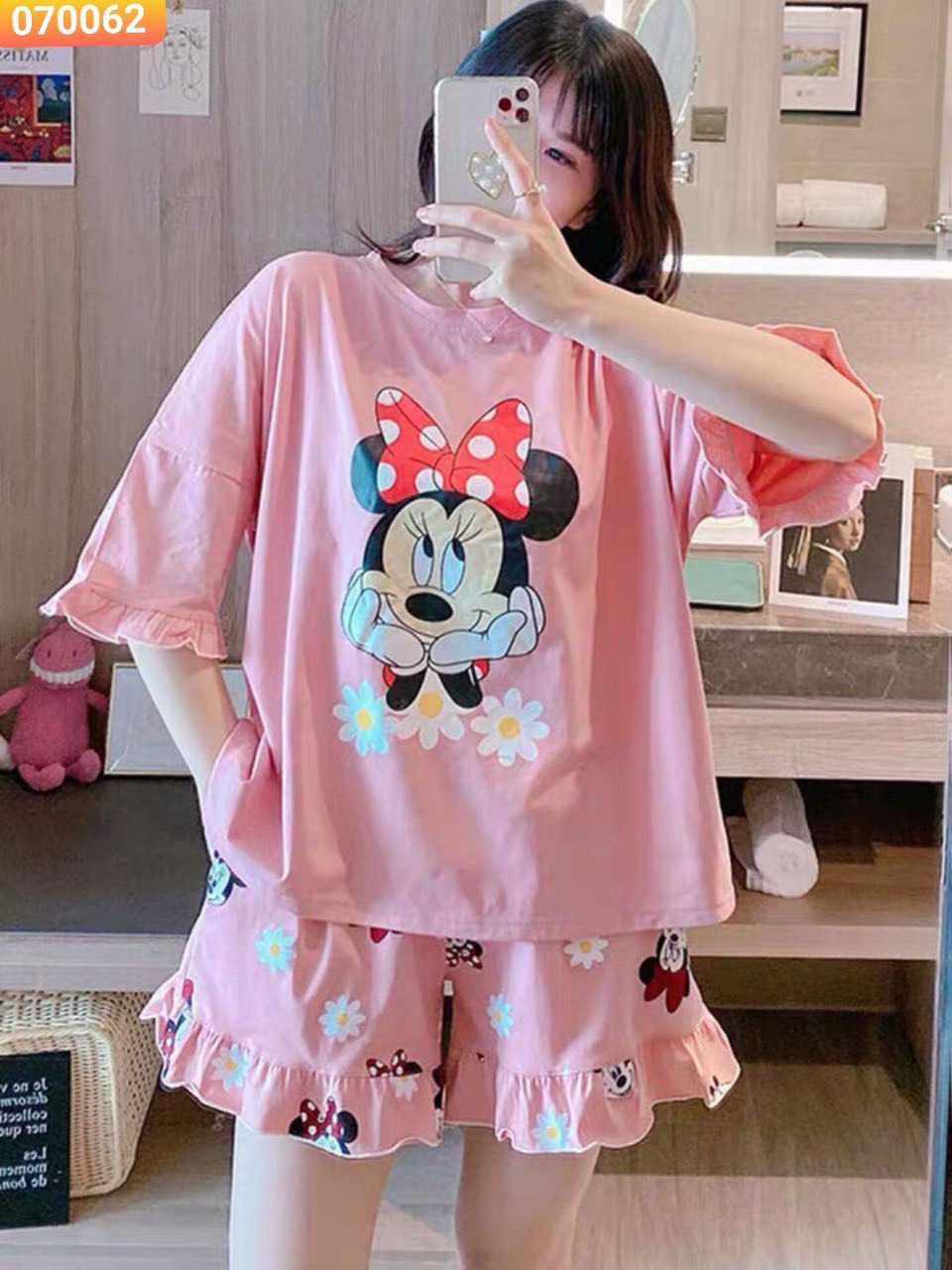Sét bộ đùi phối bèo mickey đáng yêu ttsla0173