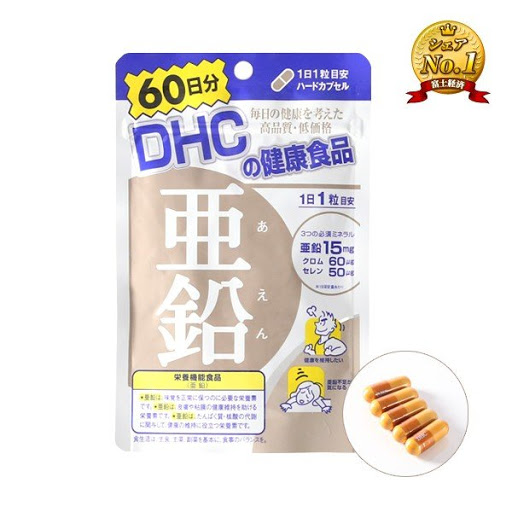 [Mẫu Mới] DHC Kẽm 60 viên chính hãng Nhật Bản