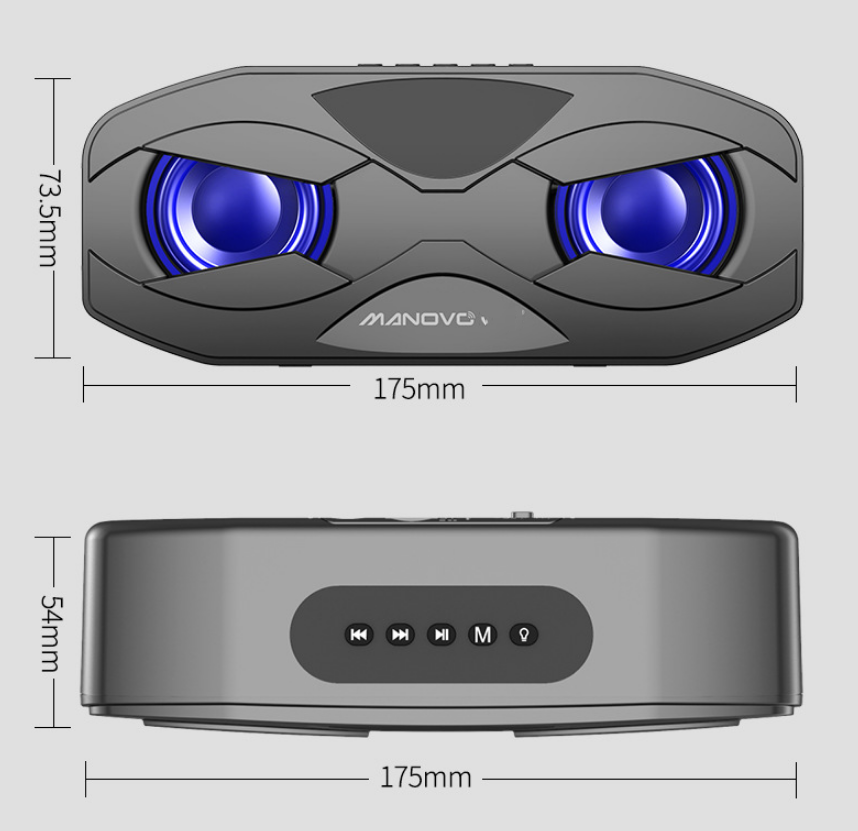 SIÊU TRẦM - LOA BLUETOOTH 5.0 MANOOVO M4