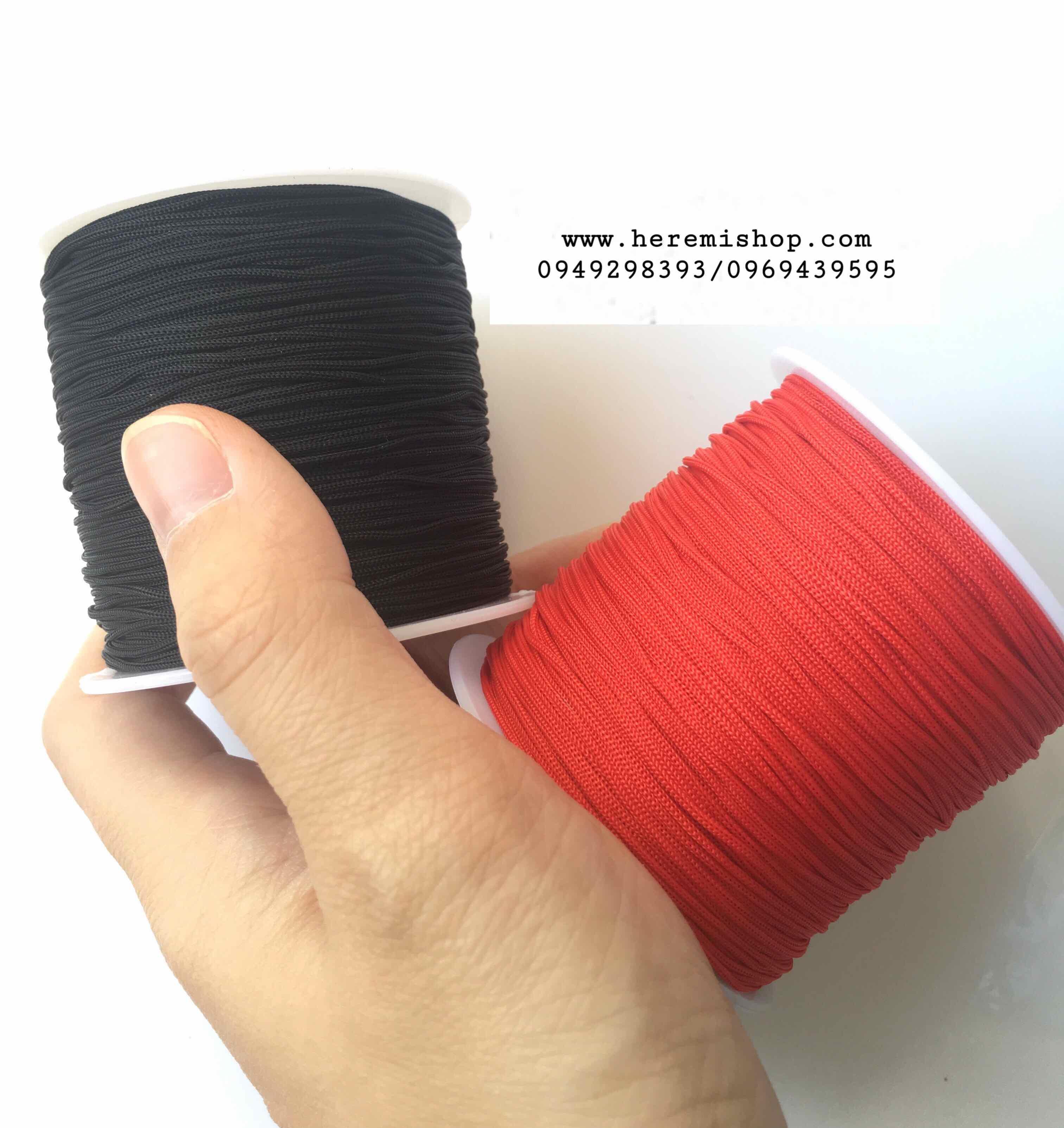 Dây đan vòng tay vòng phong thuỷ nguyên cuộn đường kính 1mm - QJF