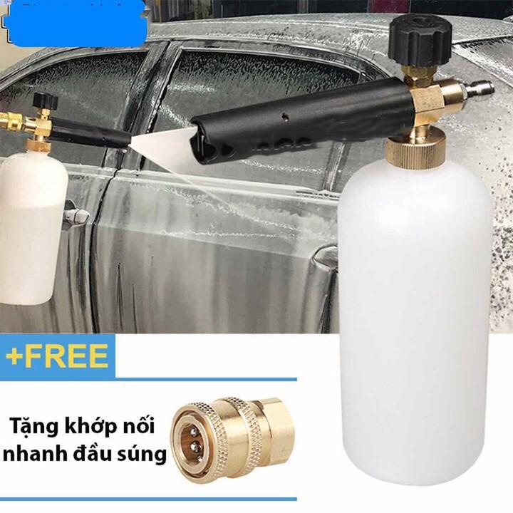 Combo bình phun bọt tuyết và khớp nối nhanh