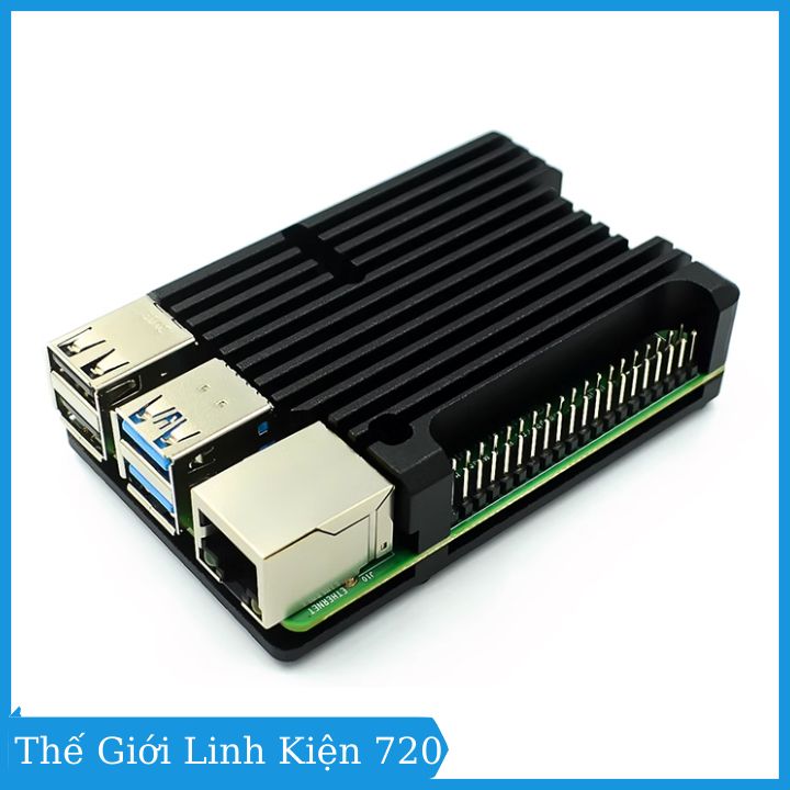Vỏ nhôm tản nhiệt Raspberry Pi 4 Model B tản nhiệt hiệu quả