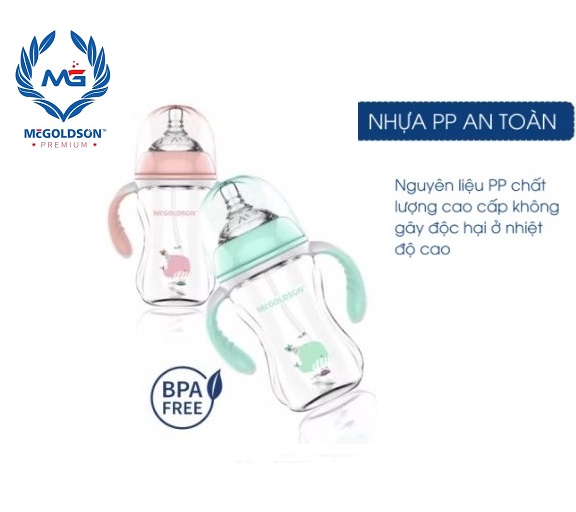 Bình sữa PP Cổ Rộng PP McGOLDSON 300ml