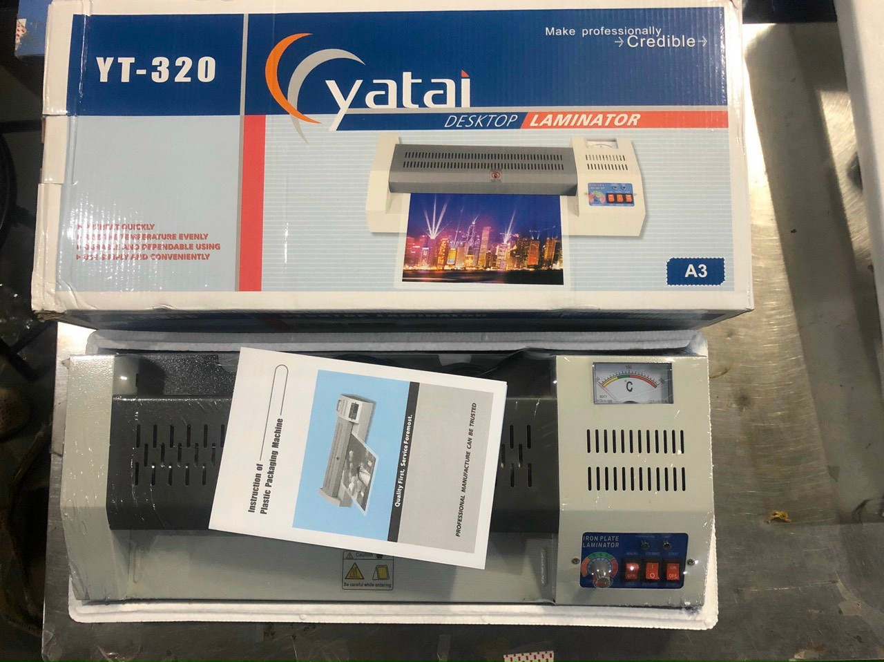 Máy ép plastic yt 320 a3 - rullo lớn, rullo nhỏ