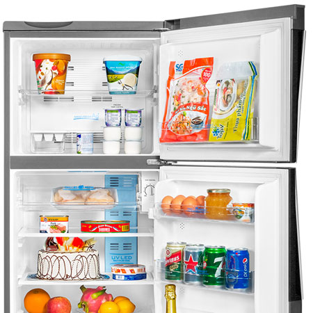 [Trả góp 0%]Tủ lạnh Aqua 186 lít AQR-U205BN