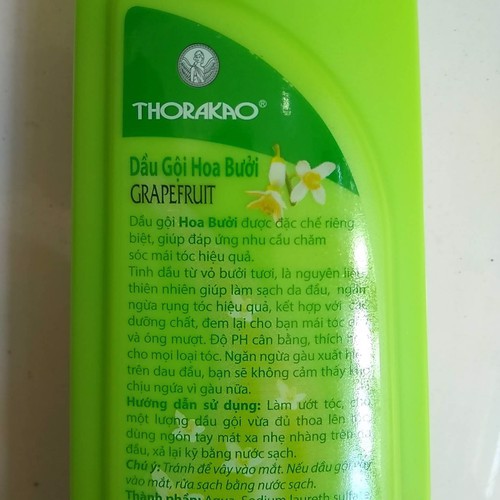 Dầu gội và xả hoa bưởi thorakao 400ml