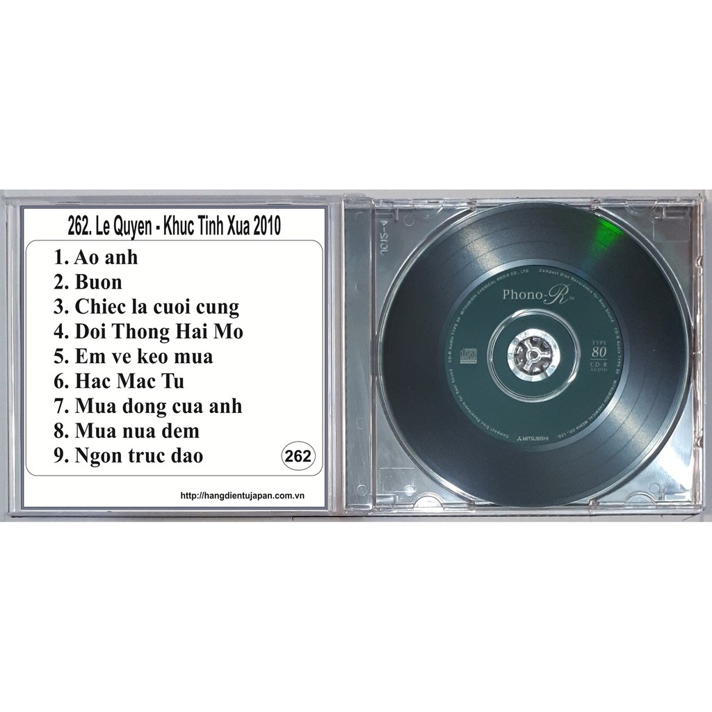 Bộ 8 CD ca sĩ Lệ Quyên ( 155 - 266 )