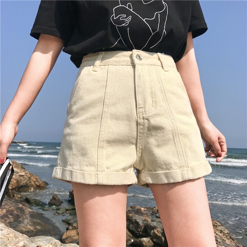 Quần Short Cạp Cao