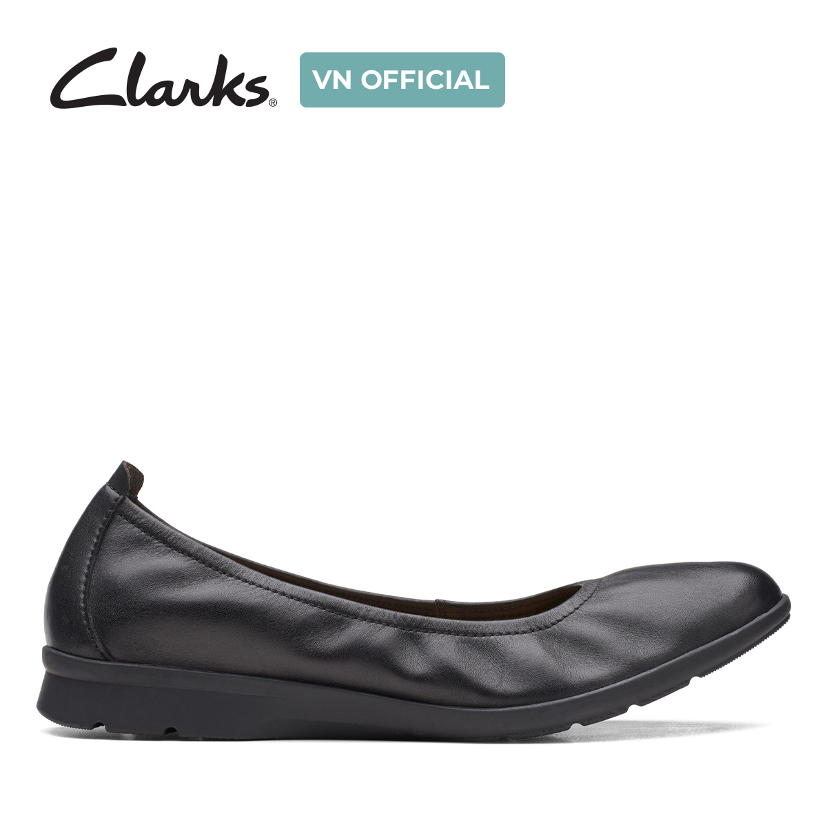 Giày Đế Bệt Da Nữ Clarks - Jenette Ease