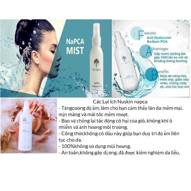 Xịt Khoáng Dưỡng Ẩm Nuskin Napca Moisture Mist (Usa)