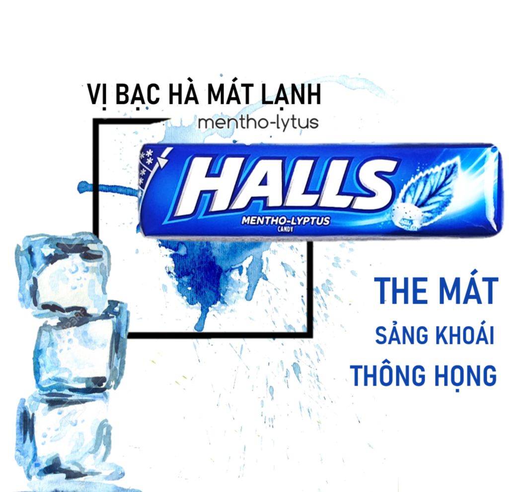 Kẹo Ngậm The Halls Thái Lan