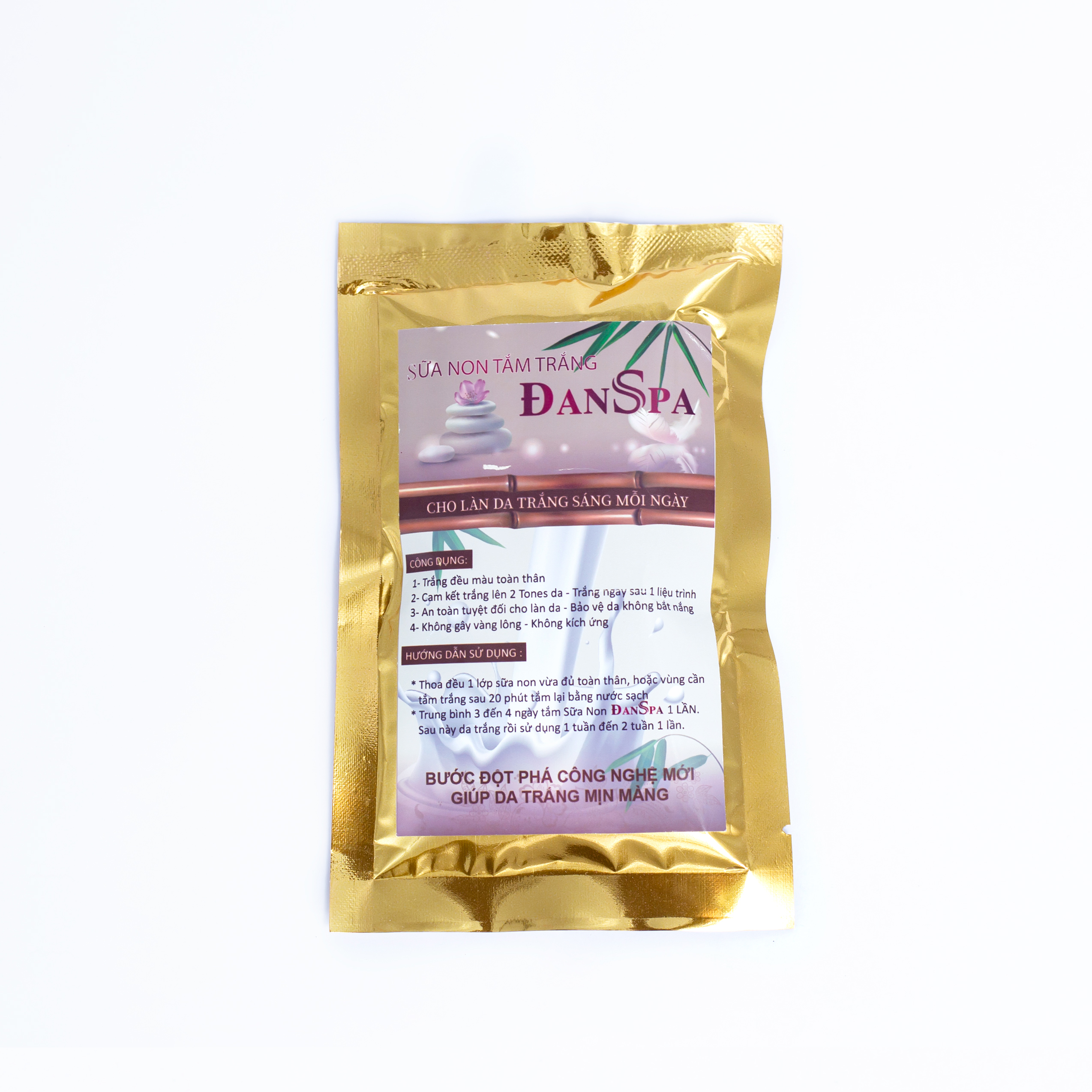 Sữa non tắm trắng Đan Spa Trắng xinh lung linh (120g)