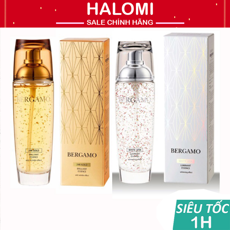 Serum dưỡng ẩm Begamo tinh chất 24K giúp căng bóng da bổ sung collagen 110ml HALOMI STORE