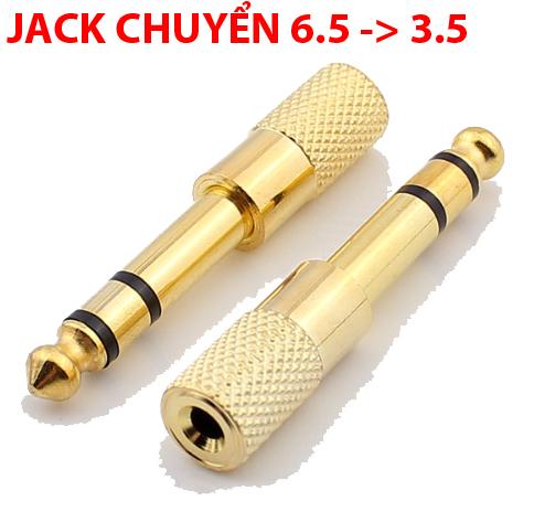 jack chuyển đổi âm thanh 6.5mm sang 3.5mm