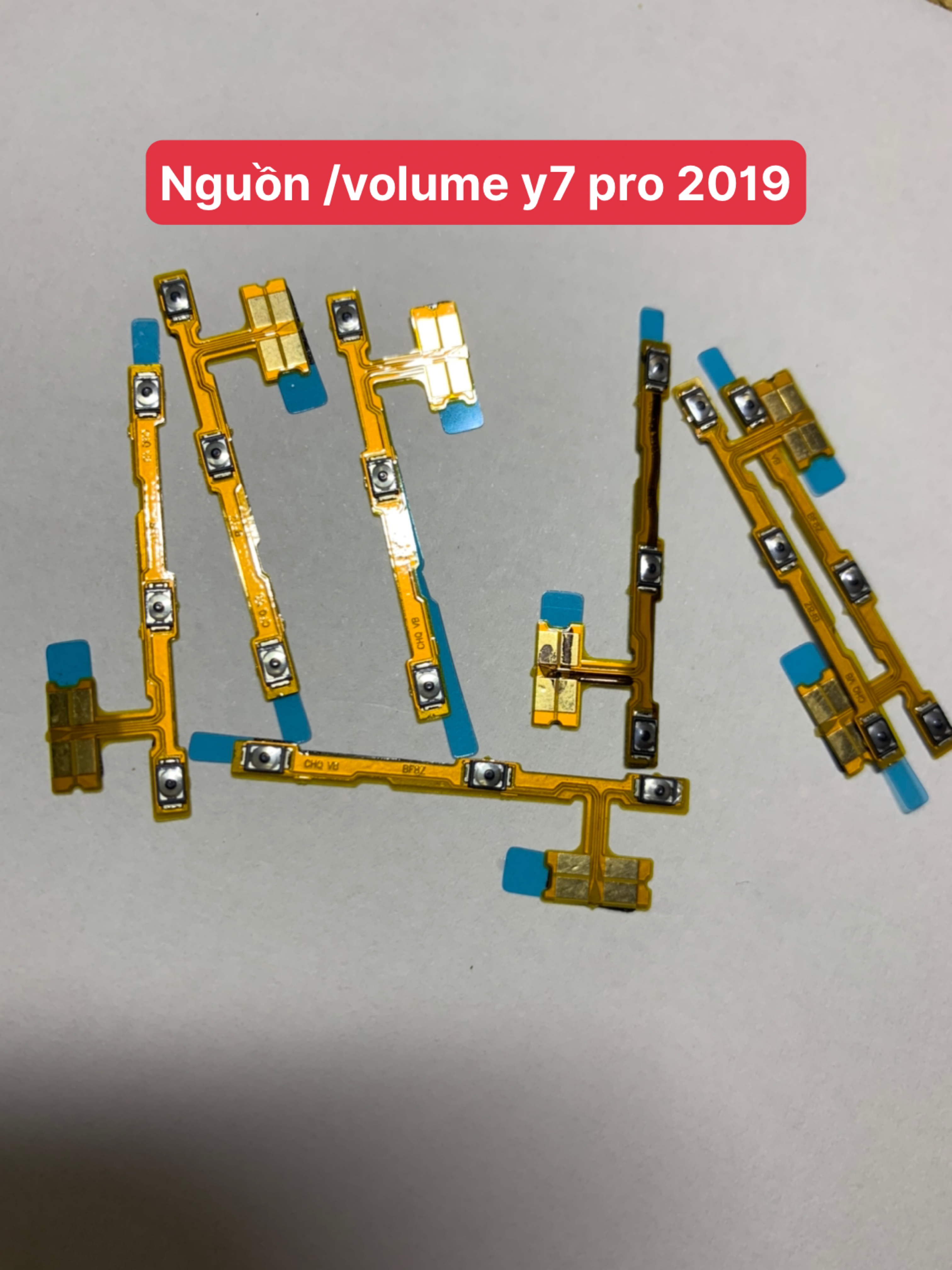 Cáp nguồn/ volume zin mới điện thoại huawei y7 pro 2019