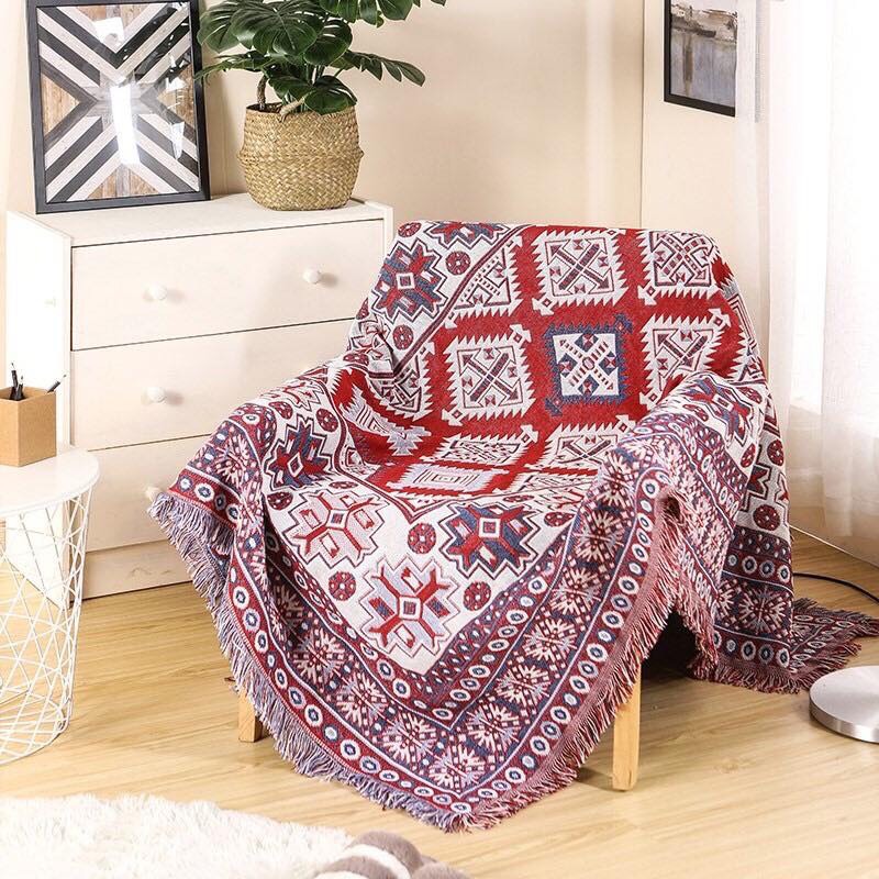 Thảm Ghế Sofa Thổ Cẩm Kích Thước 90 x 90 cm