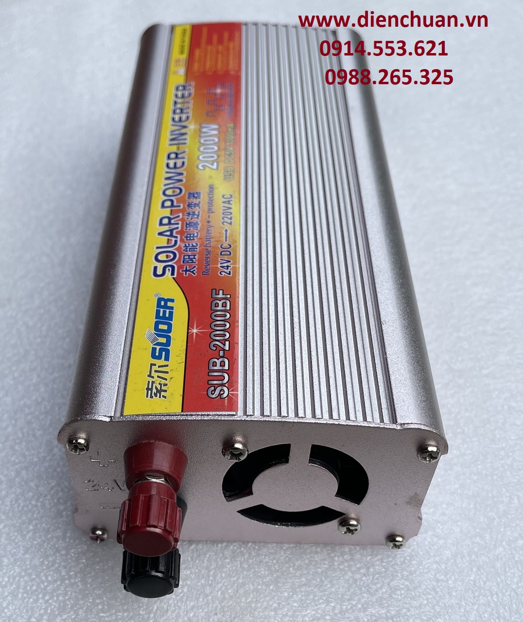 Máy kích điện 24V lên 220V 2000W  KSA-2000BF ( 2000VA-24V) / Bộ đổi điện 2000W 24V sang 220V - KSA-2000BF