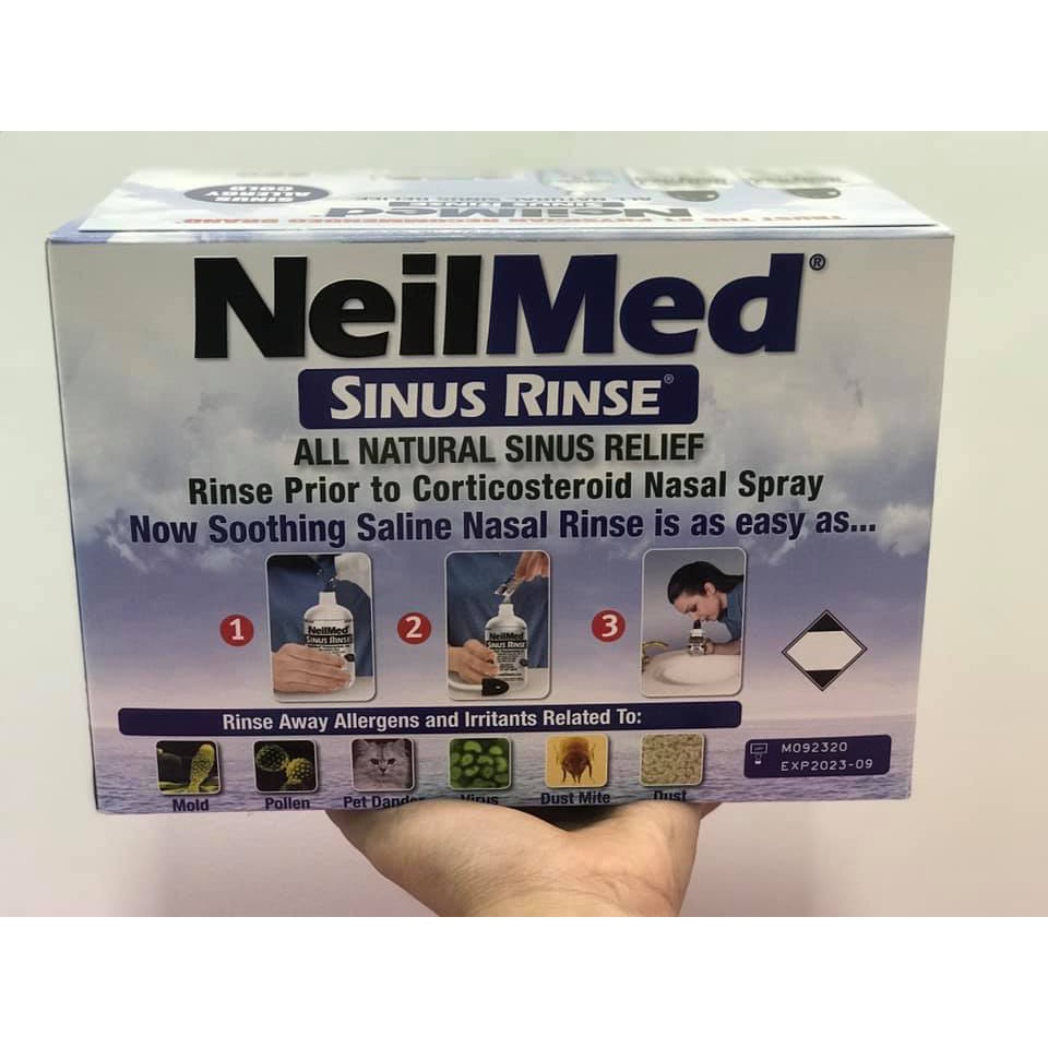 COMBO 250 GÓI MUỐI NEILMED RỬA MŨI