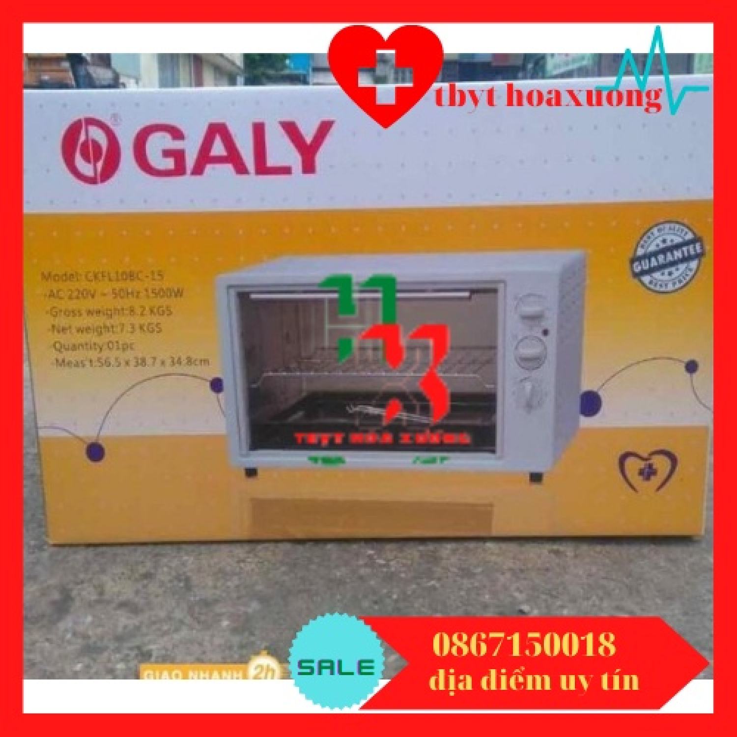 [CAO CẤP]TỦ SẤY DỤNG CỤ Y TẾ GALY 30L OT15