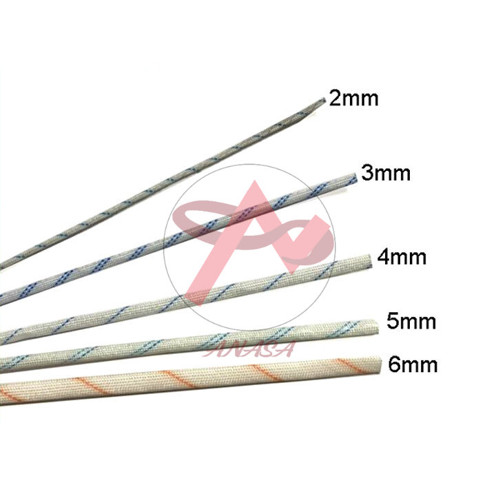 Bộ 5 ống gen cách điện sợi thủy tinh (23456mm mỗi loại 1m) - Chịu nhiệt cao