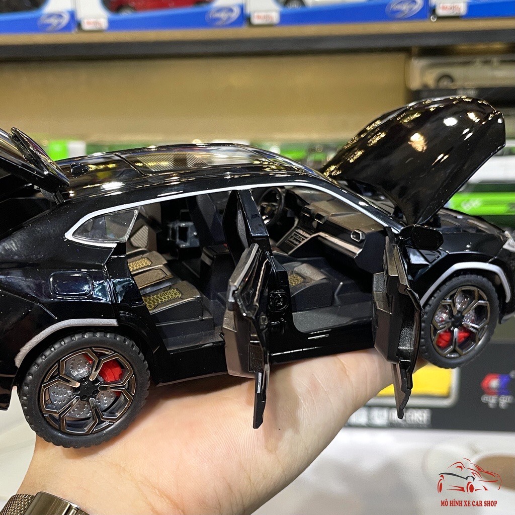 Mô hình xe sắt Lamborghini Urus tỉ lệ 1:24 hãng CHEZI 3 MÀU