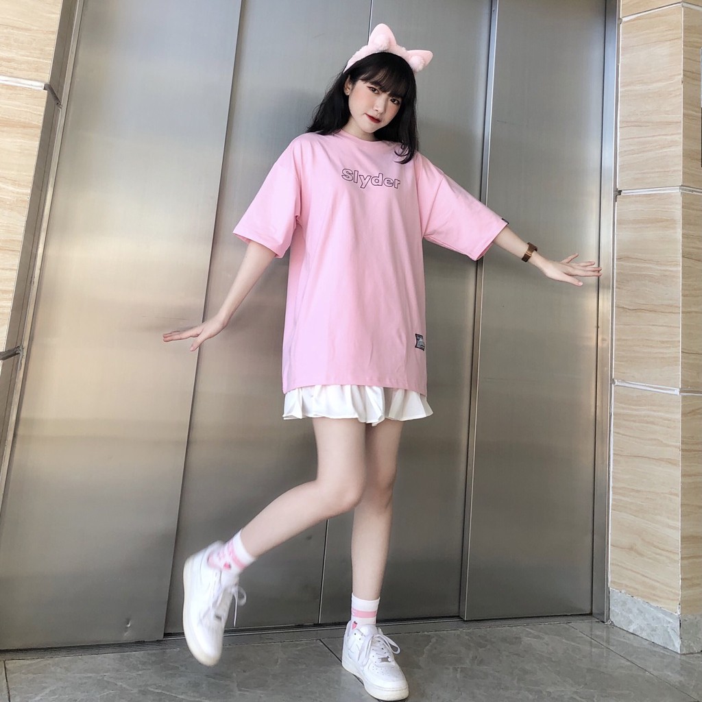 Tee Basic Slyder Ss1 -(v1) Áo Thun Tay Lỡ Streetwear (vender store)