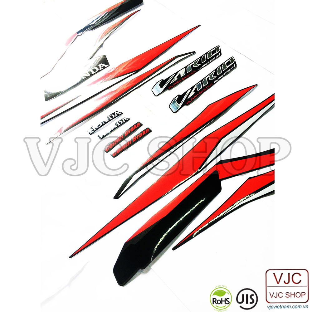 Bộ tem xe VARIO 125 các màu lựa chọn cho decal xe máy