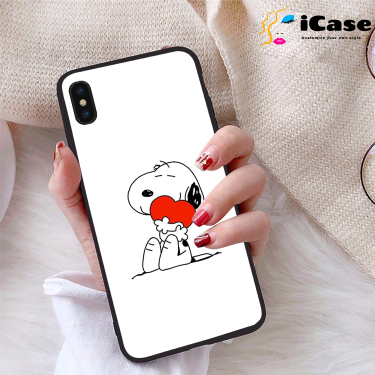 Ốp lưng iPhone Xs Max viền dẻo TPU BST Snopy