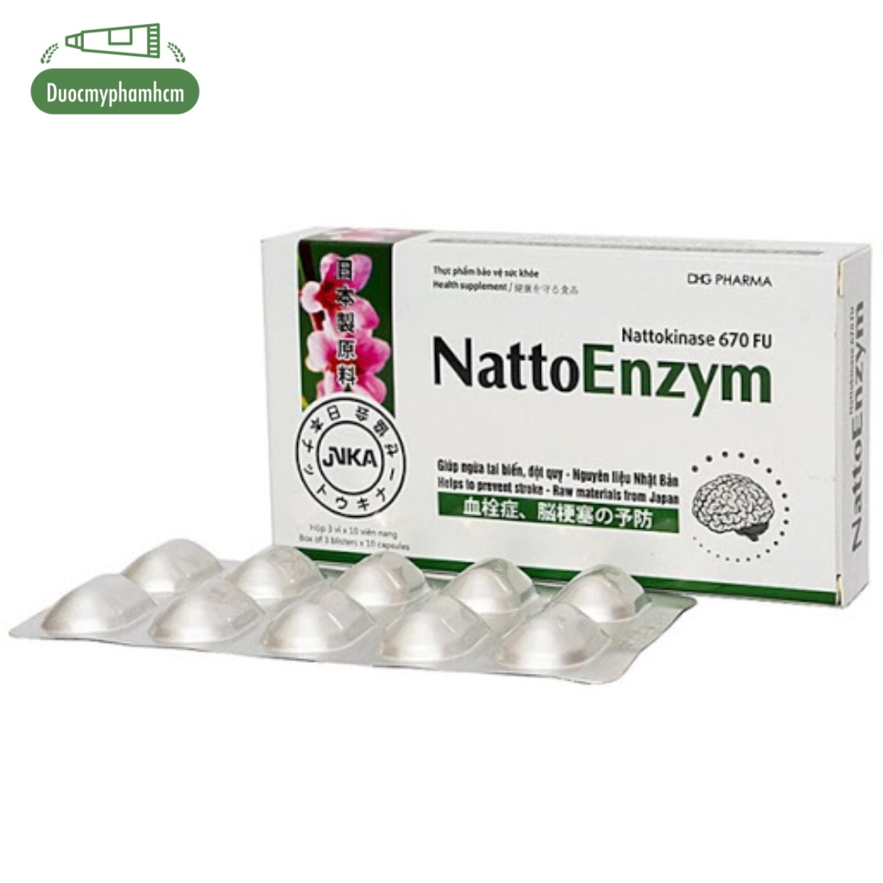 Nattoenzym - sản phẩm cải thiện tuần hoàn máu não cao huyết áp