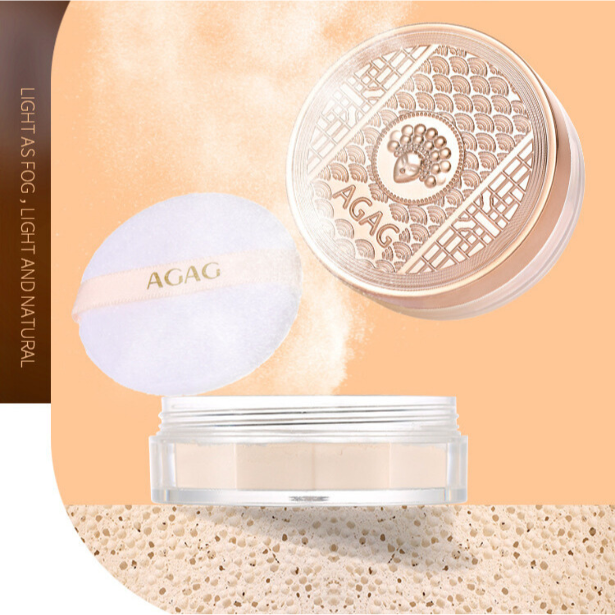 Phấn phủ kềm dầu dạng bột AGAG 6799