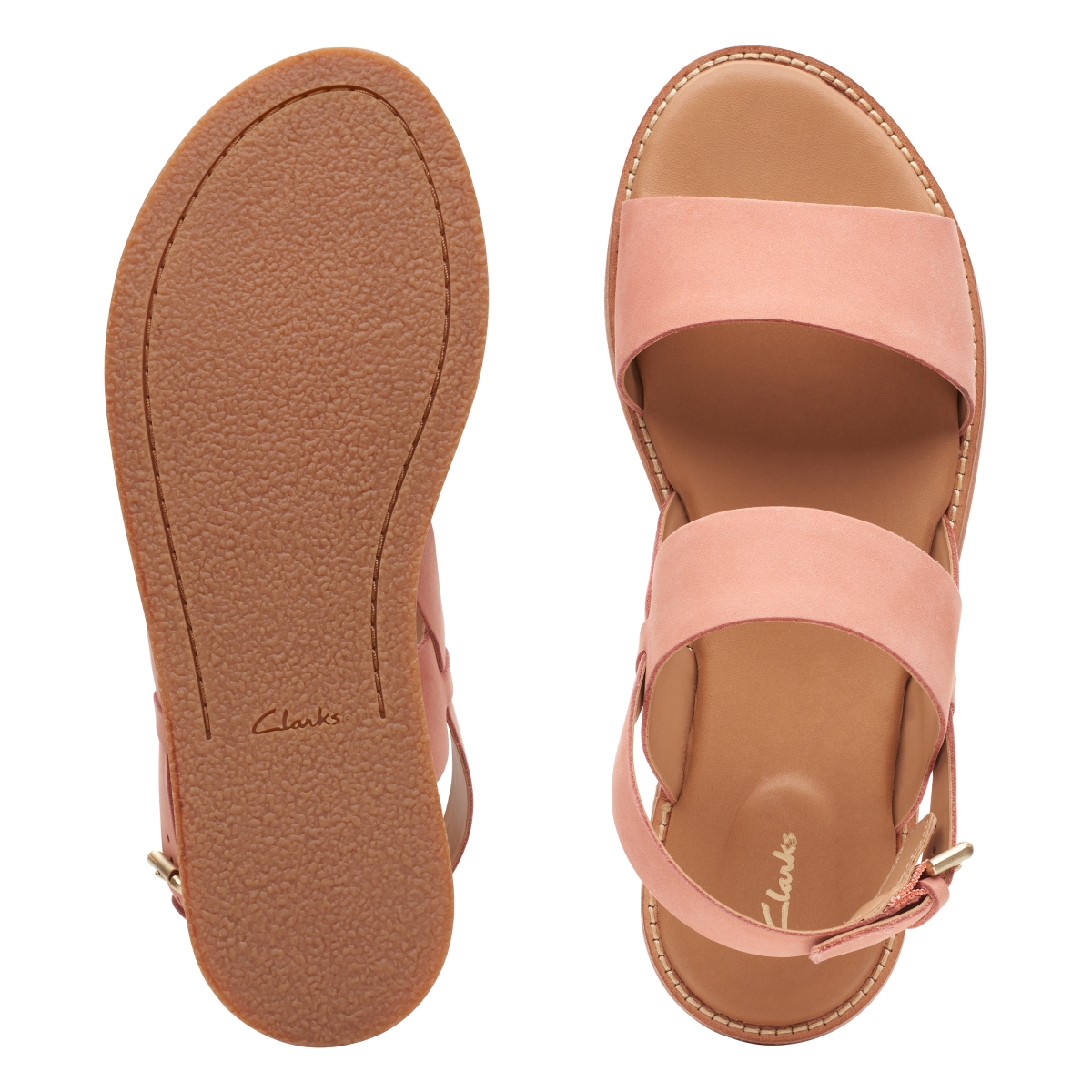 Giày Sandal Da Nữ Clarks - Karsea Strap