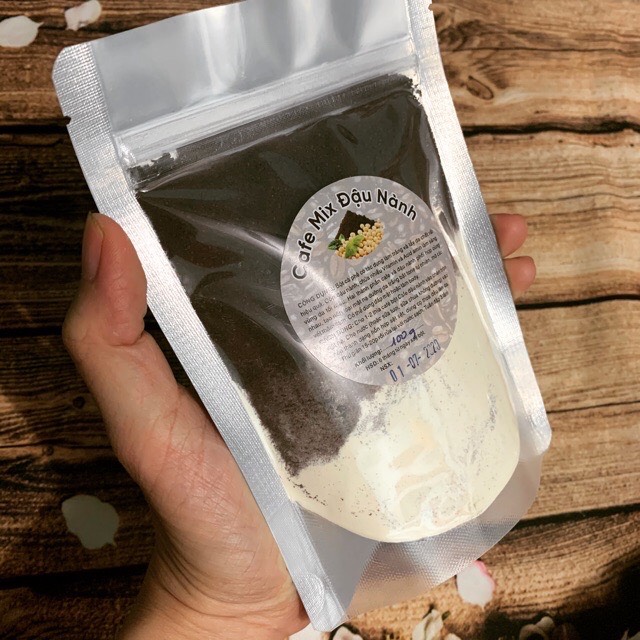[HCM] 100gr Cafe Mix Đậu Nành - Dưỡng Trắng Mịn Da