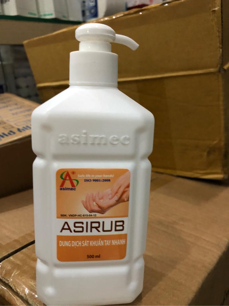 Dung dịch sát khuẩn tay Asirub 500ml