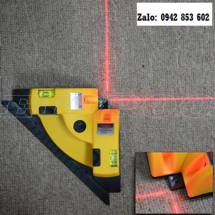 Thước ke góc vuông Laser máy đo góc vuông 90 độ bằng tia Laser đa năng _TKDN