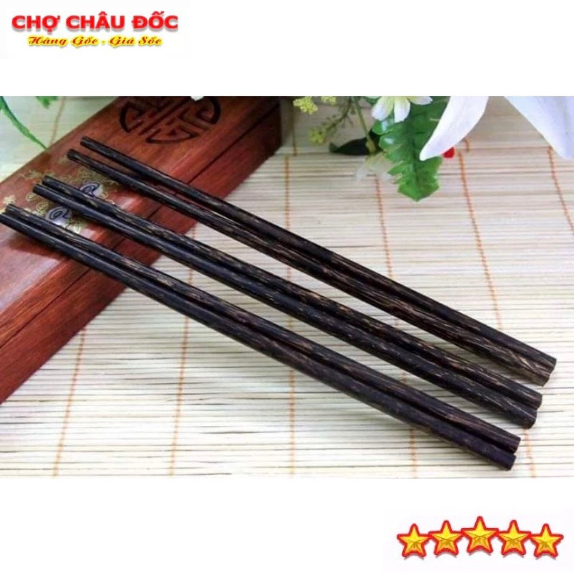 10 Đôi Đũa Thốt Nốt Đặc Sản An Giang