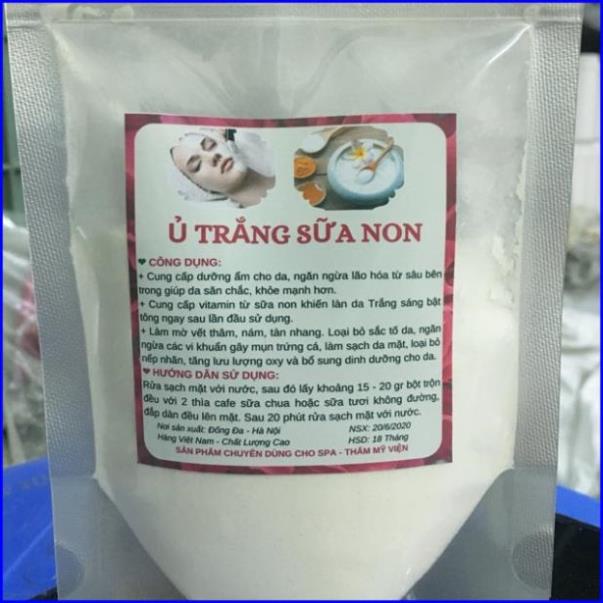 1kg ủ trắng sữa non dạng bột kích trắng thơm mịn handmade