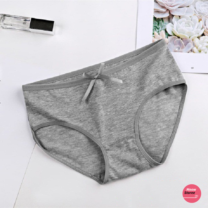 Quần Lót Nữ Cotton Đính Nơ Mềm Mại