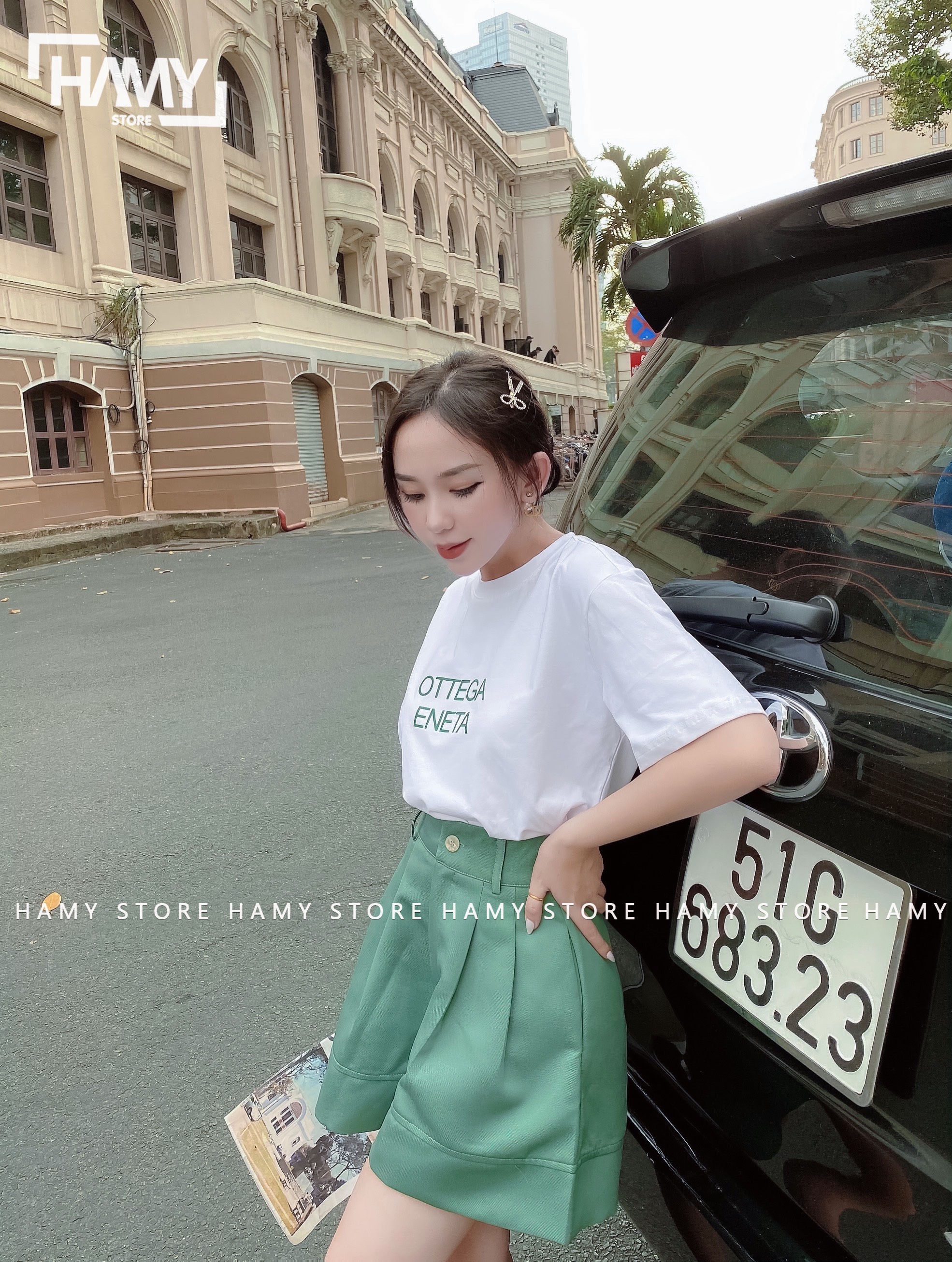 Set Quần Đùi Áo Thun nữ Ngắn Tay 4 màu Lựa Chọn