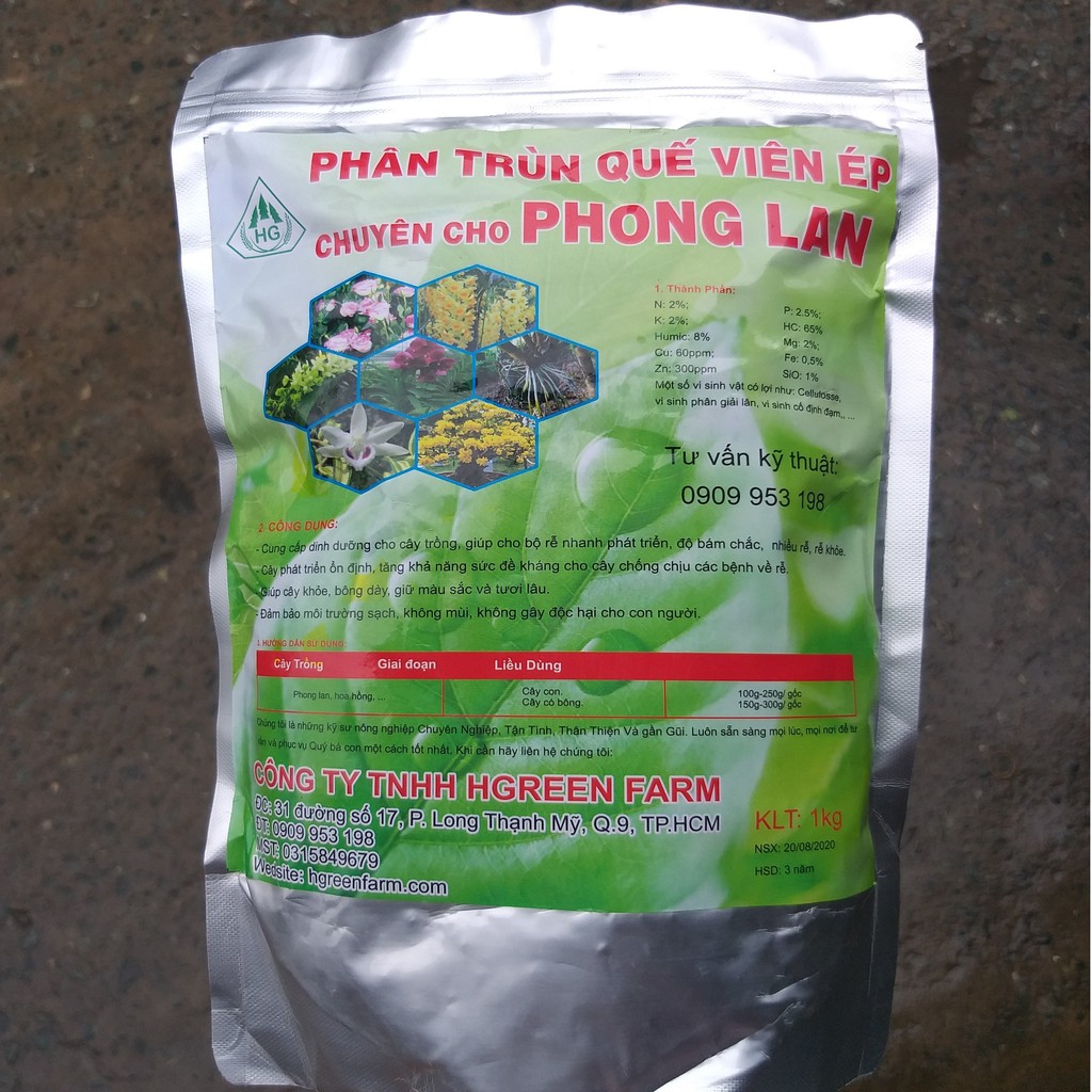 Phân Trùn Quế viên nén, Phân Hữu Cơ Trùn Quế dùng cho hoa phong lan, hoa hồng, cây kiểng