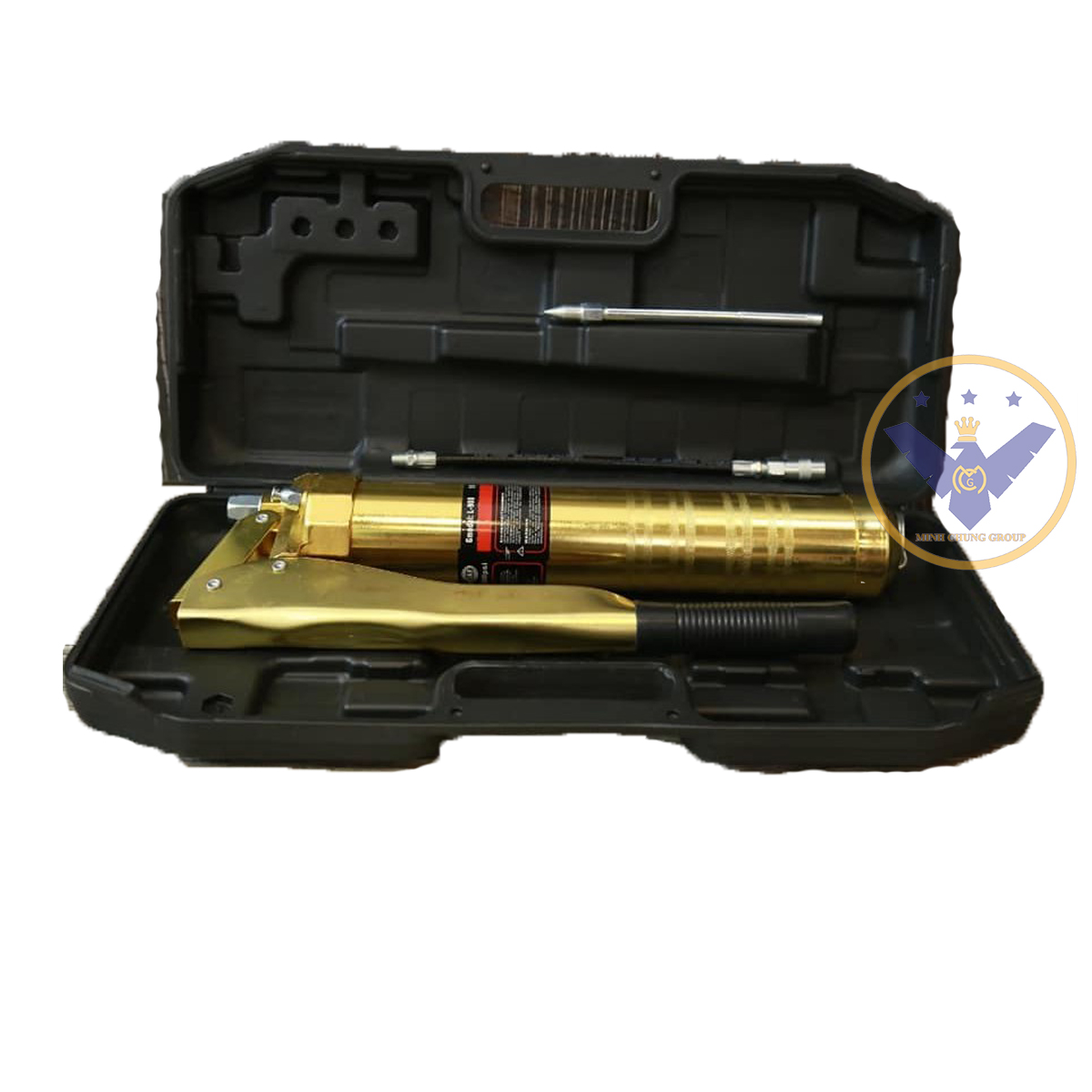 Súng bơm mỡ bằng tay Grease 2 ty vàng 900cc