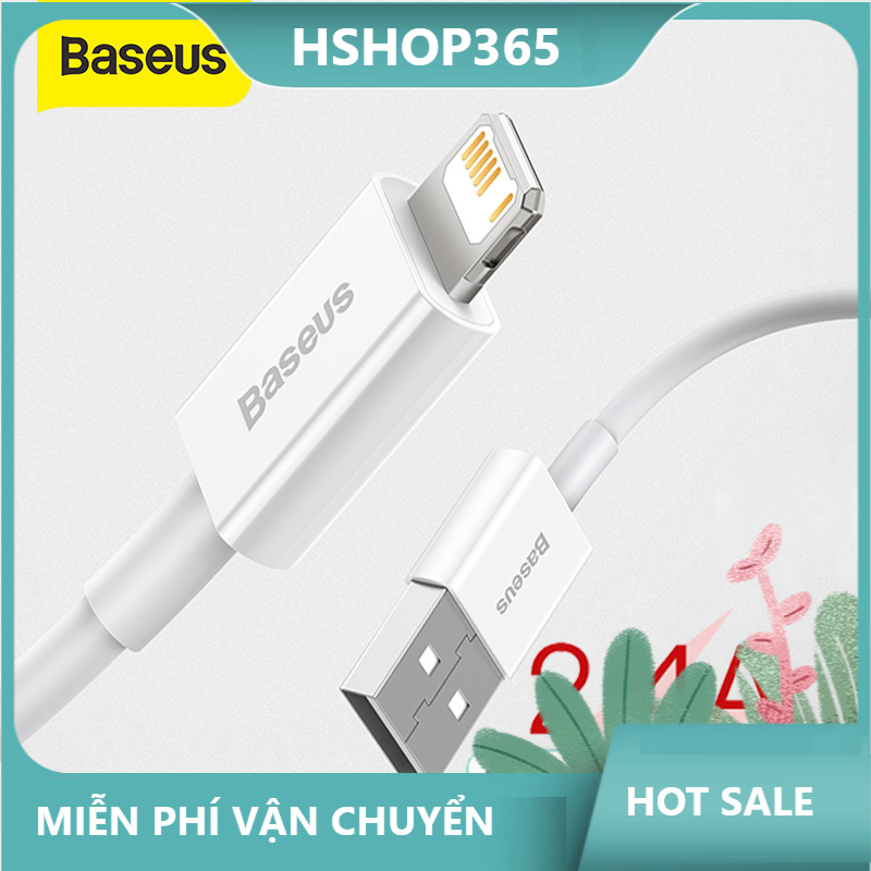 Baseus 2.4A Fast Charging USB Cable for iPhone 12 Pro Max Phone Charger Data Cable for iPhone 11 Pro 8 XR X 7 Plus USB Cable Fast Charge Cable