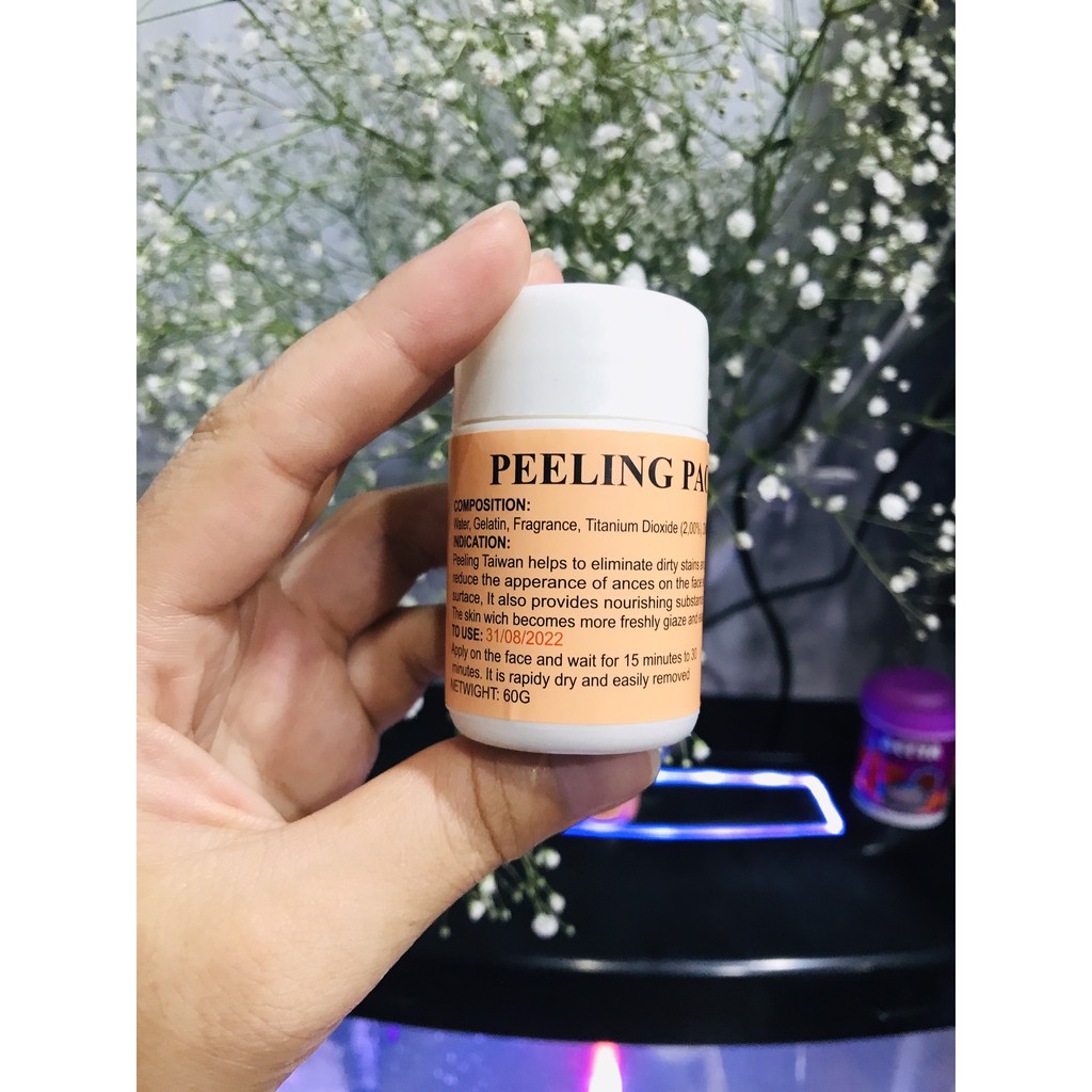 Kem lột mụn cám, mụn đầu đen 60g PEELING PACK