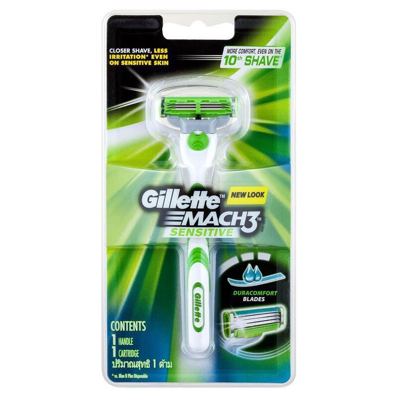 Dao Cạo Râu Gillette Mach 3 Sensitive