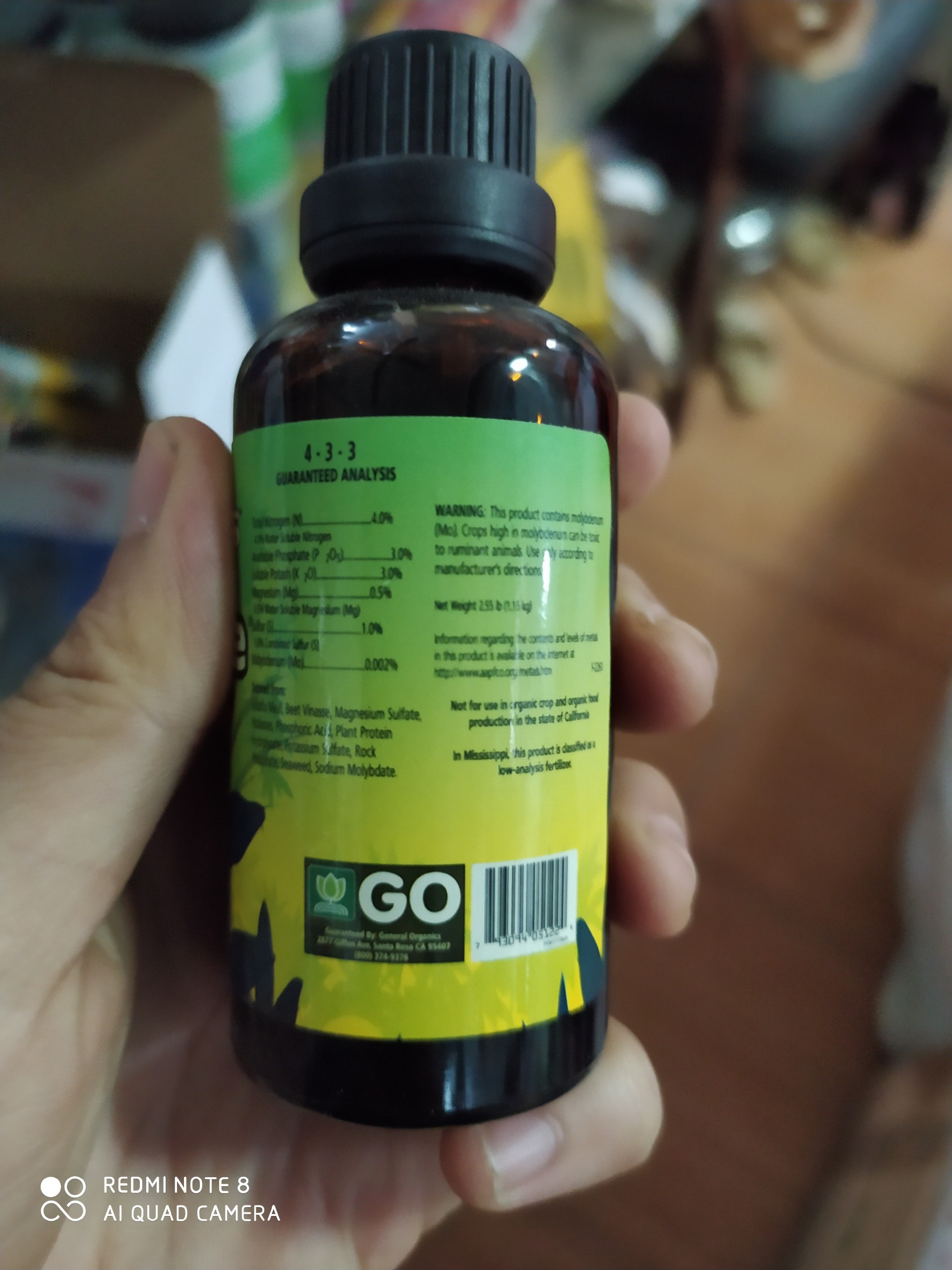 Phân bón hữu cơ Biothrive 4-3-3 cho hoa lan 50ml