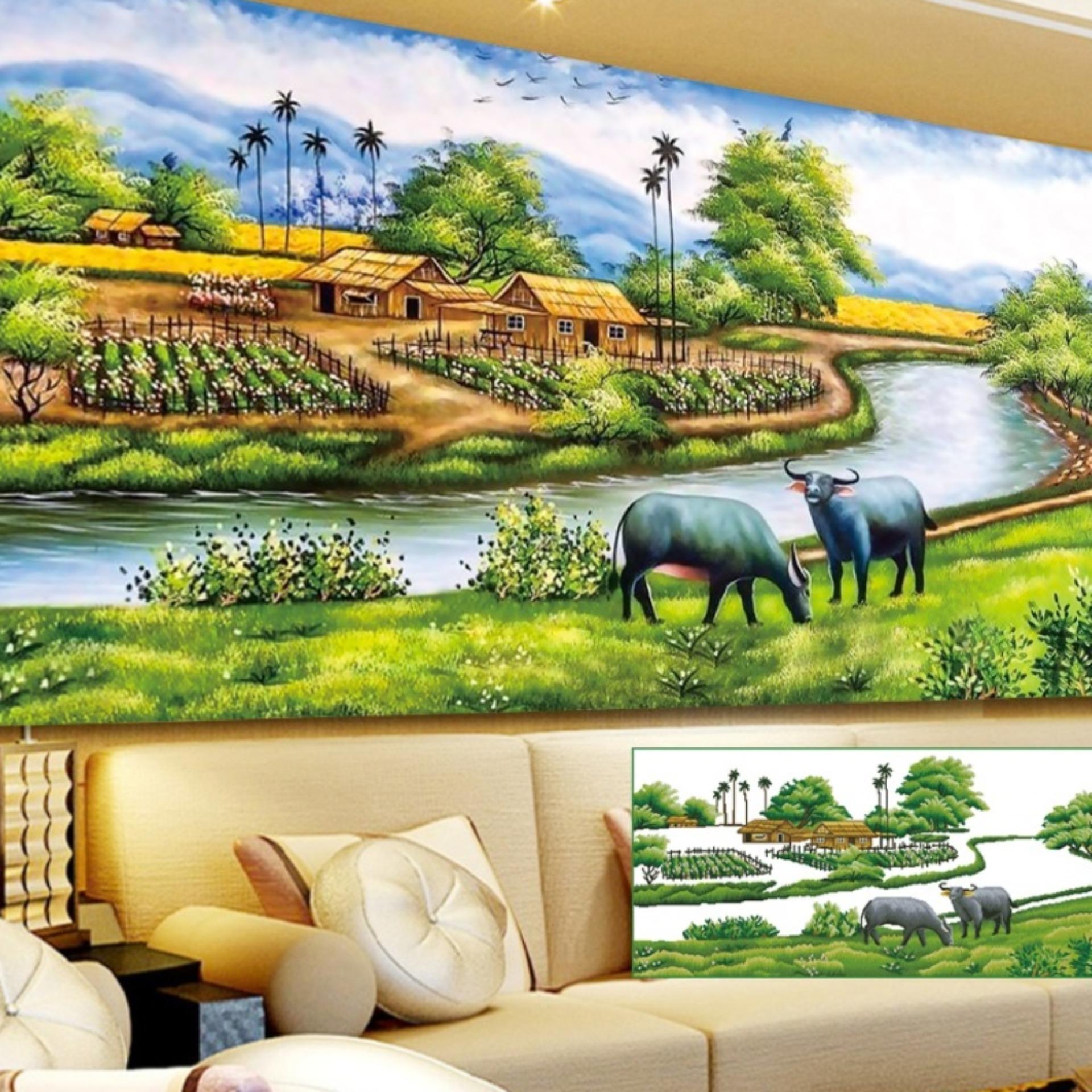 Tranh đính Đá Phong Cảnh