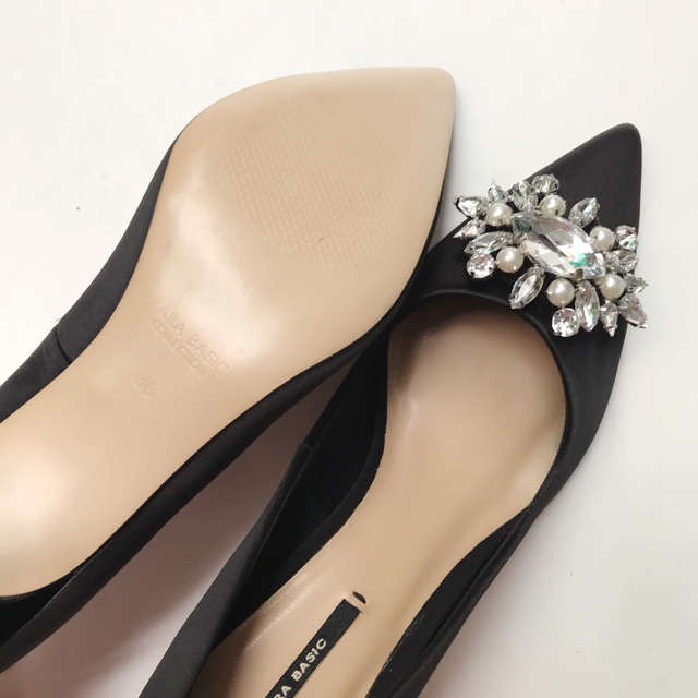 Giày cao gót đi tiệc đính đá Zara